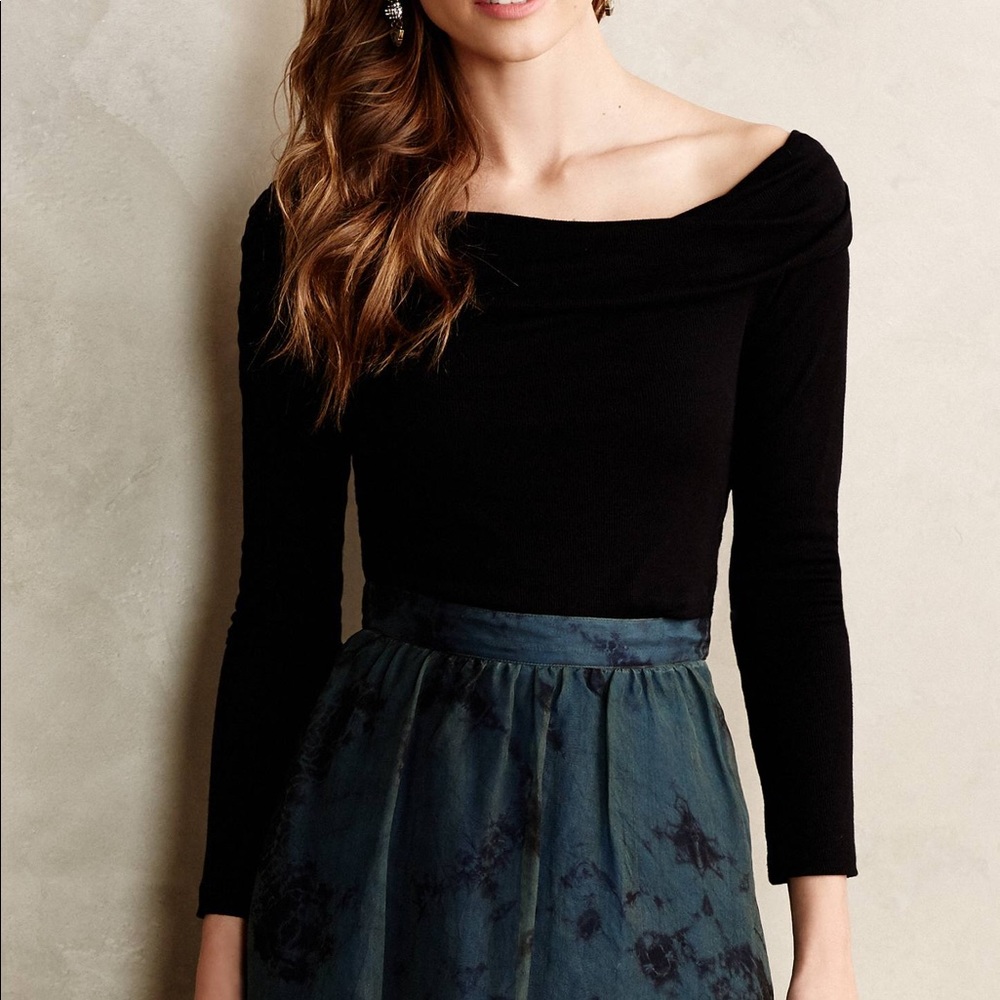 Anthropologie Dolan Left Coast Mia Ribbed Tee XL