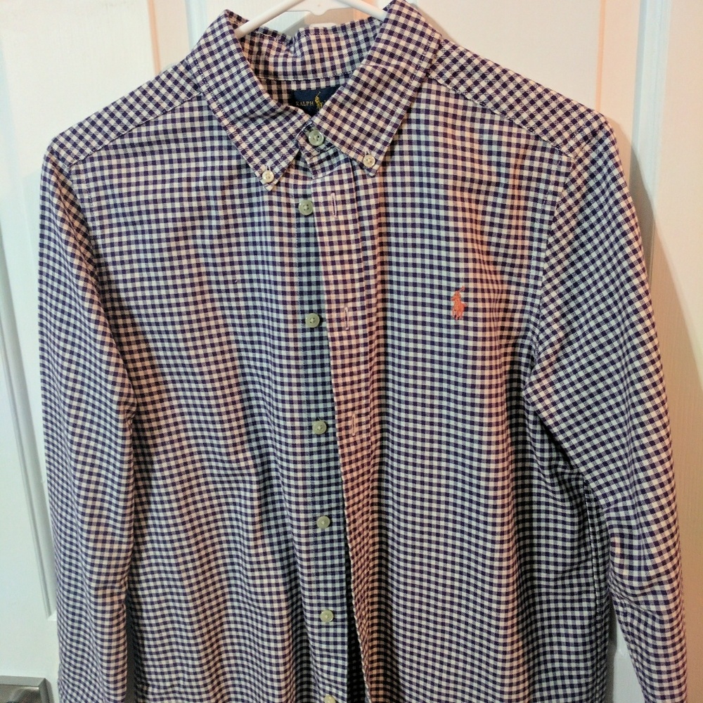 Boys long sleeve button down Ralph Lauren shirt