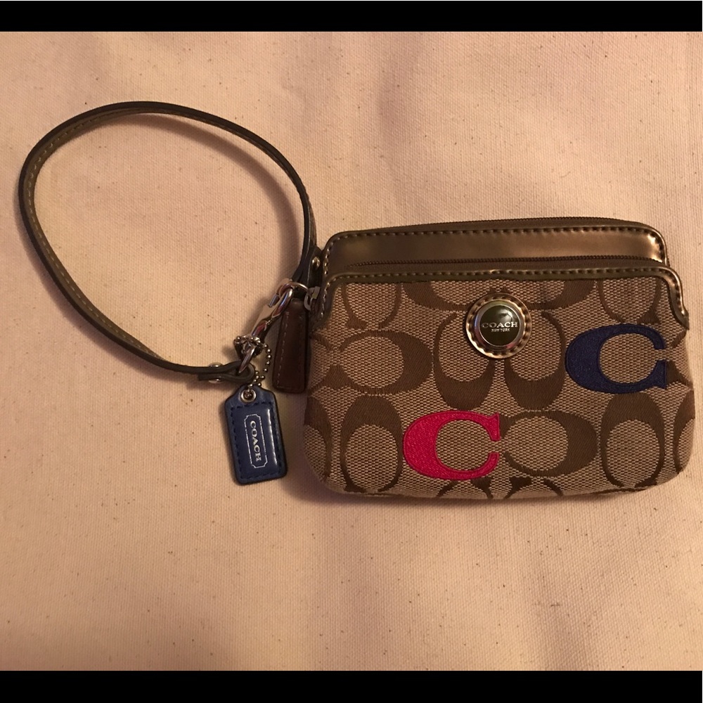 Authentic Coach wristlet