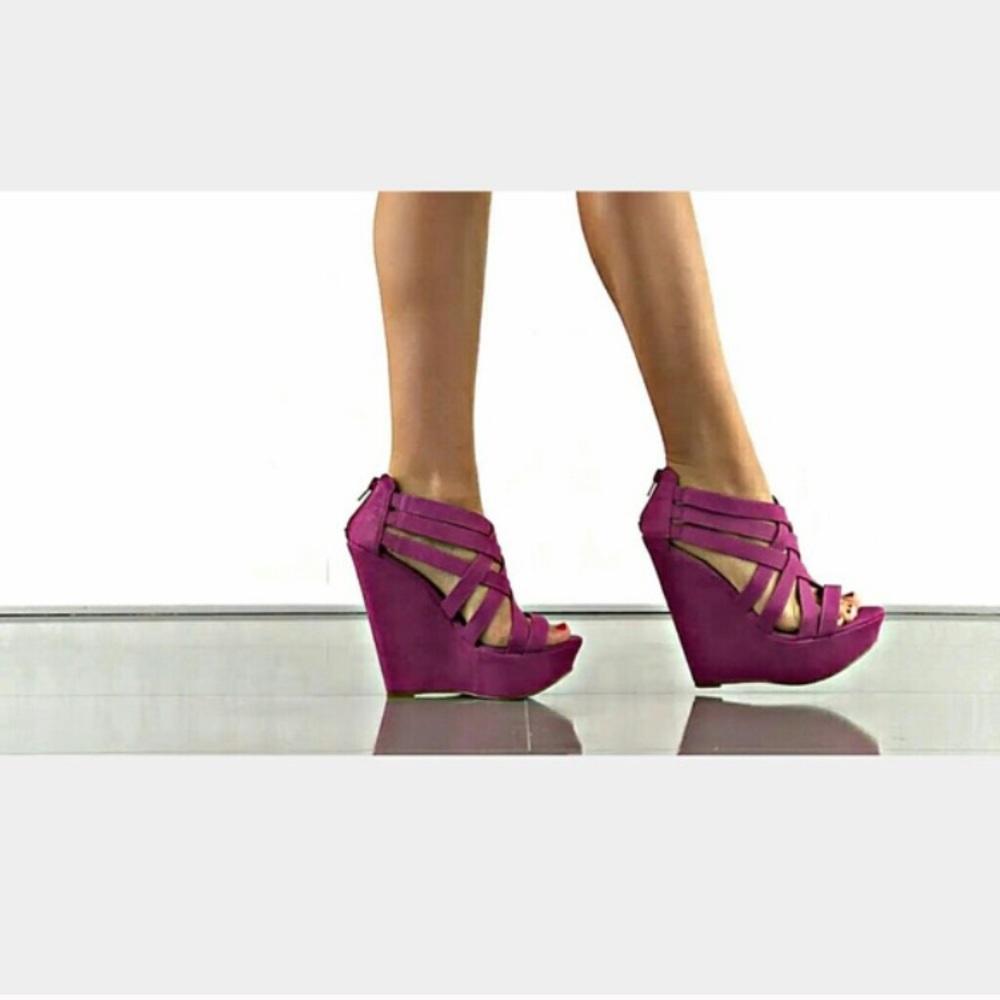 Pink Steve Madden Wedges