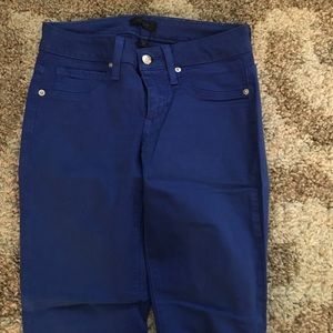Blue skinny pants