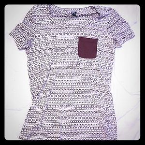 Patterned T-shirt