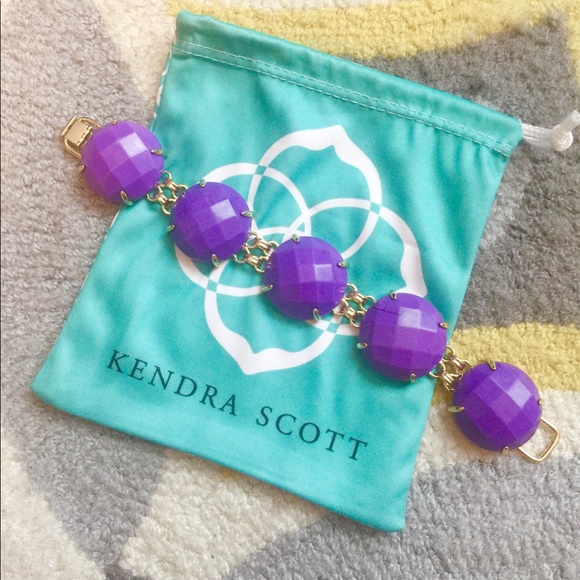 Kendra Scott Jewelry - Purple Cassie Bracelet!! Perfect Condition!! 💜