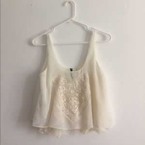 Heart Lace Flowy Tank