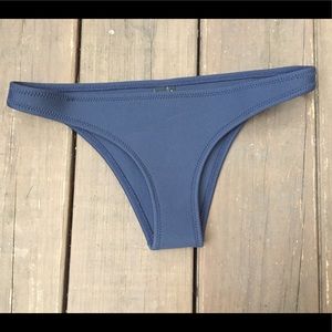 Navy Triangl Cheeky Bathing Suit Bottoms XS