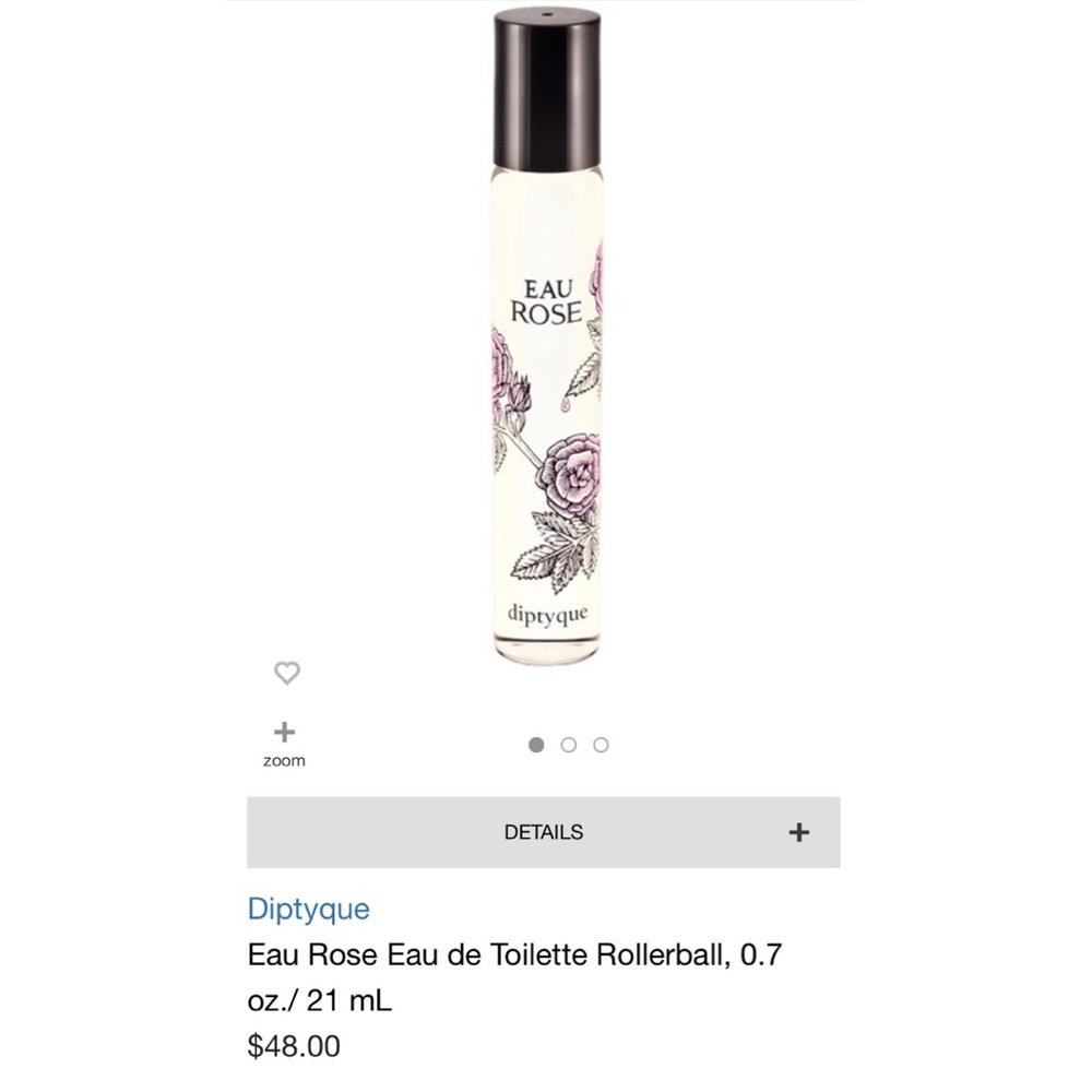 Gift with purchase! Diptyque eau rose roll on 20ml