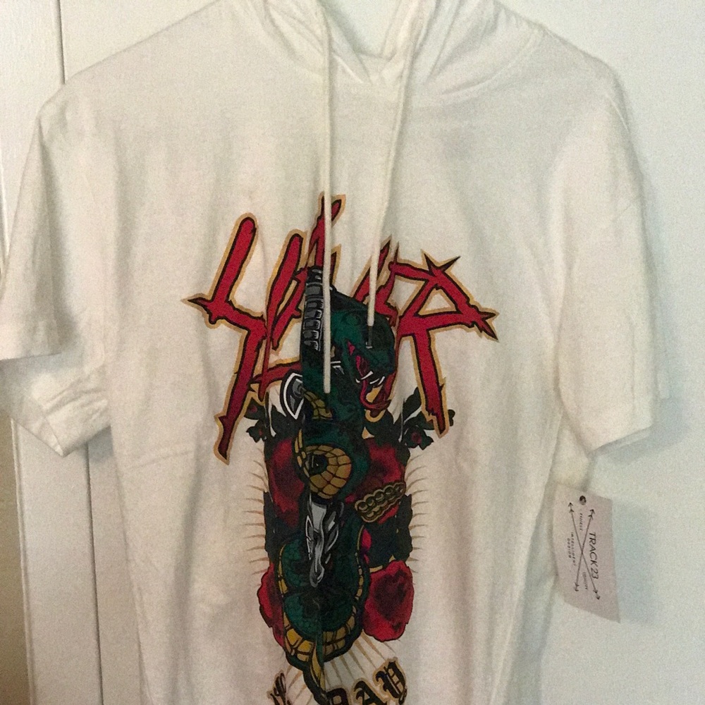 Slayer hooded short sleeve shirt