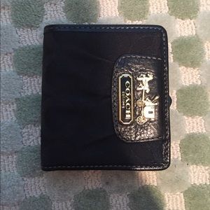 Black coach wallet