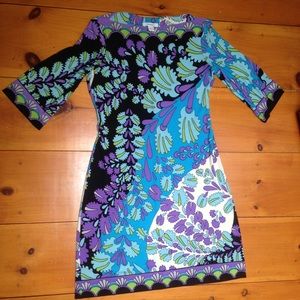 Dress barn Multicolored Dress sz 6 career wear