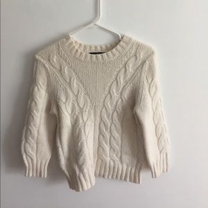 Ann Taylor cream wool sweater