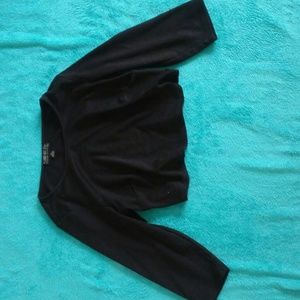 Black crop top