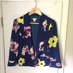 J.Crew Floral Blazer