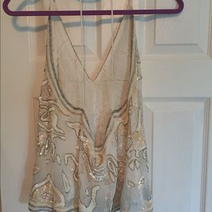 Beaded Free People Top