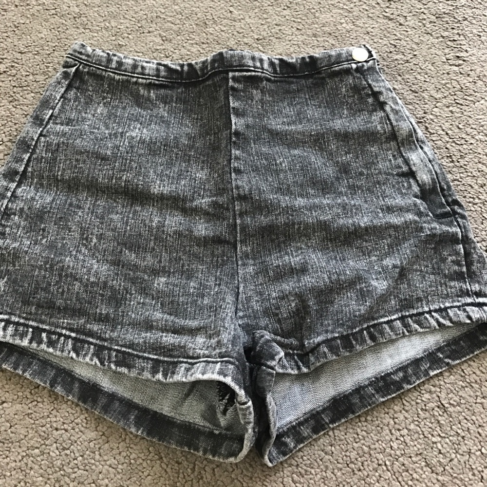 Black High Waisted Shorts