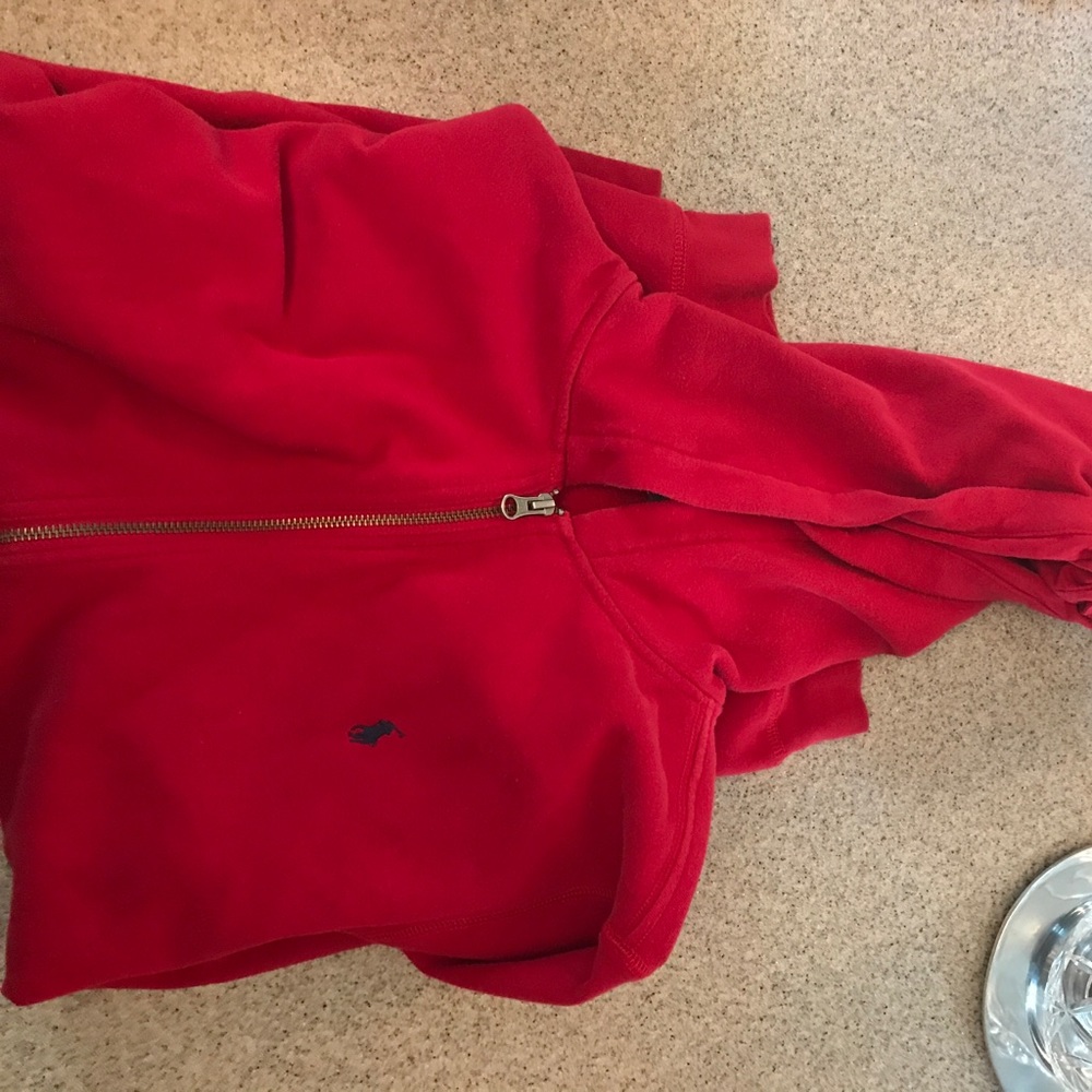 Polo hooded zip up