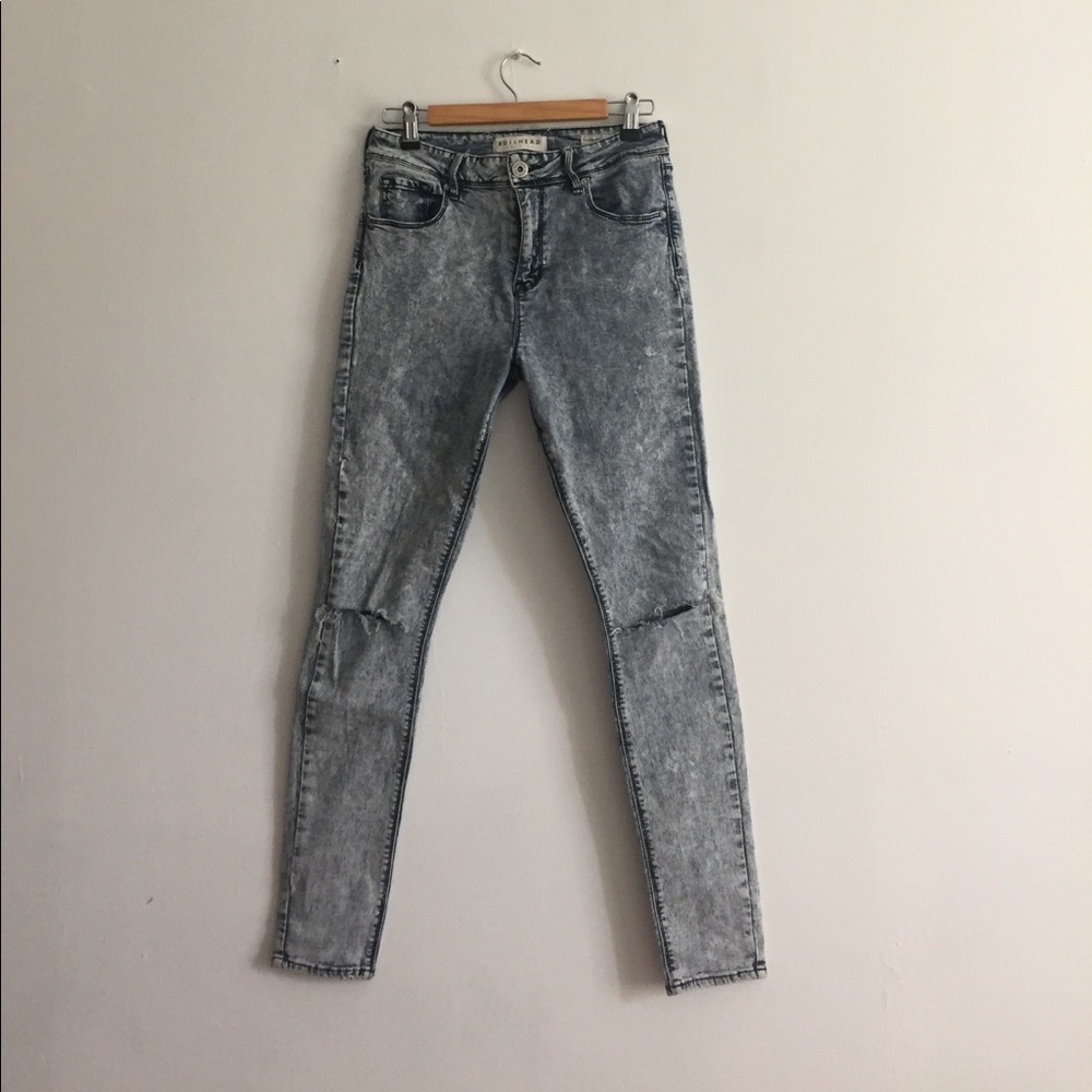 Pacsun Bullhead Acid Washed High Rise Jeggings