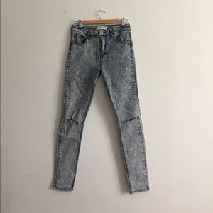 Pacsun Bullhead Acid Washed High Rise Jeggings