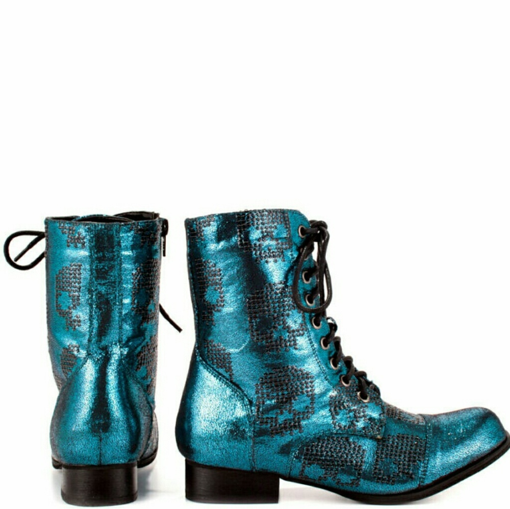 NIB Iron Fist Ruff Rider Combat boots shoes - Picture 2 of 5