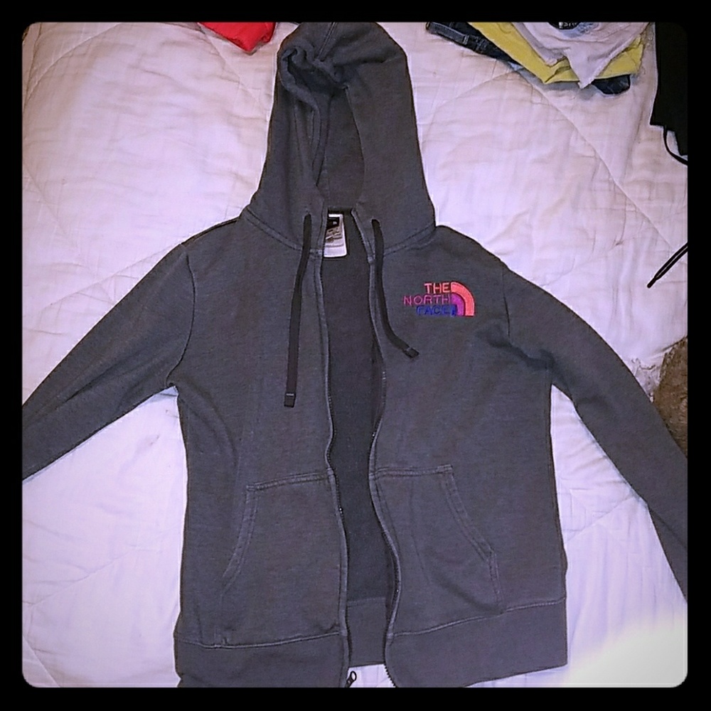 North Face Grey hoodie