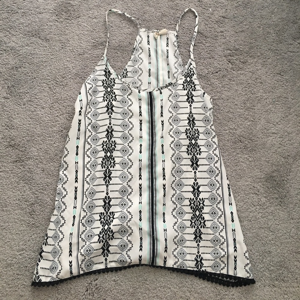 Tribal print tank