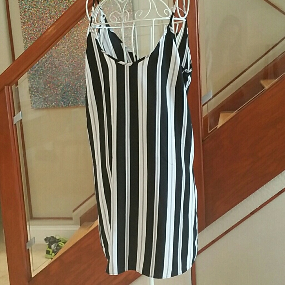 Stripe summer dress Medium M *New