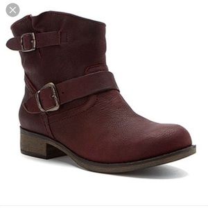 Report bergundy "Jude"  booties