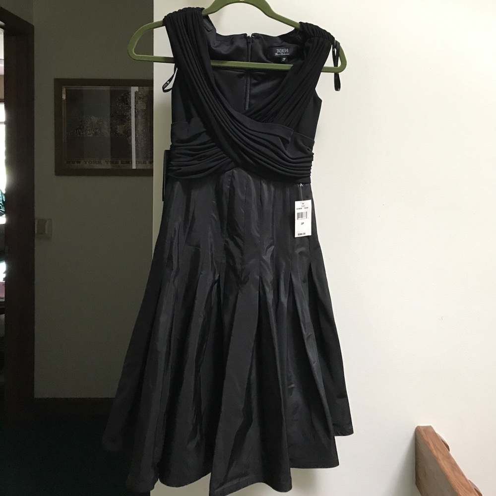 Tadashi black cocktail dress