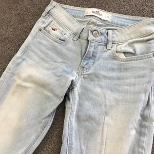 Very Light Blue Skinny Hollister Jeans