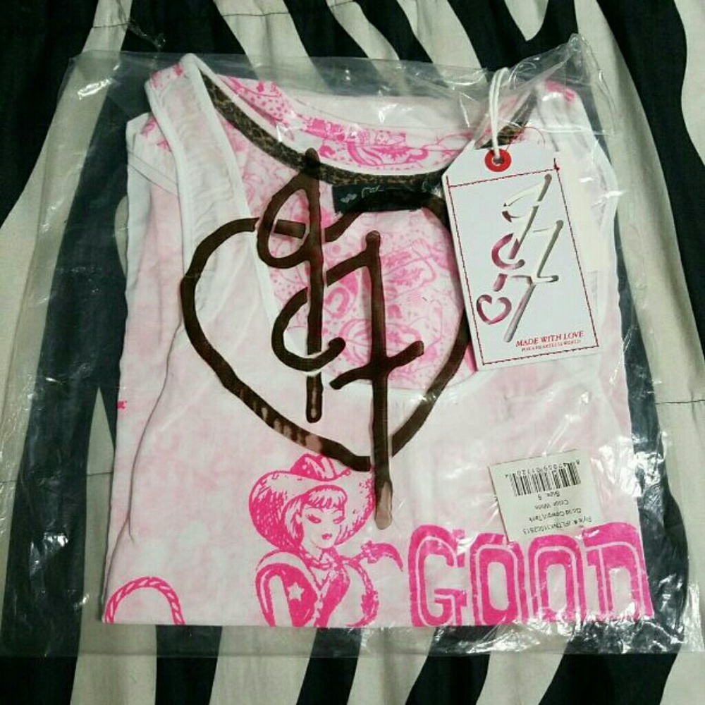 NWT iron fist cowgirl tank top tee shirt - Picture 3 of 3