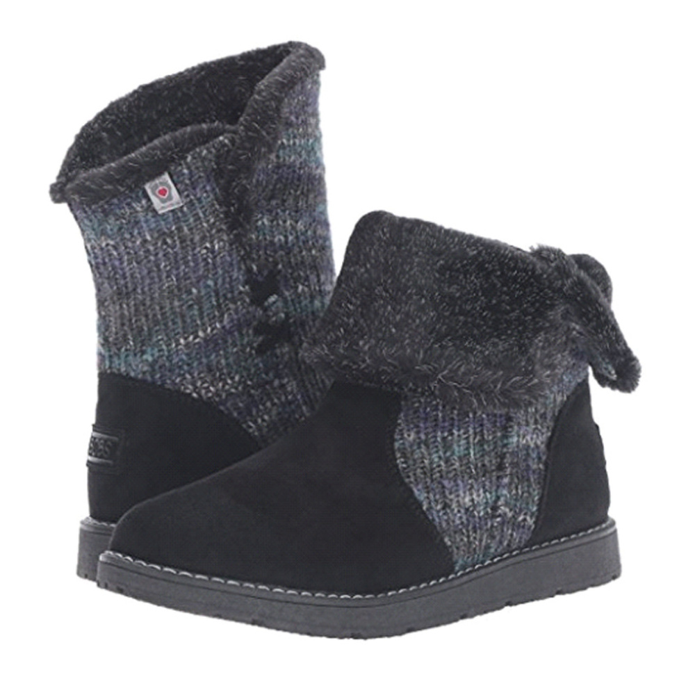 LAST ONE! Skechers Womens Winter Warm Slouch Boots - Picture 2 of 8