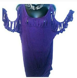Purple Slash Tunic