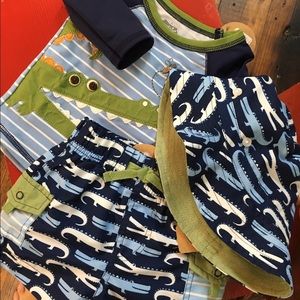 Boys Three piece rash guard suit