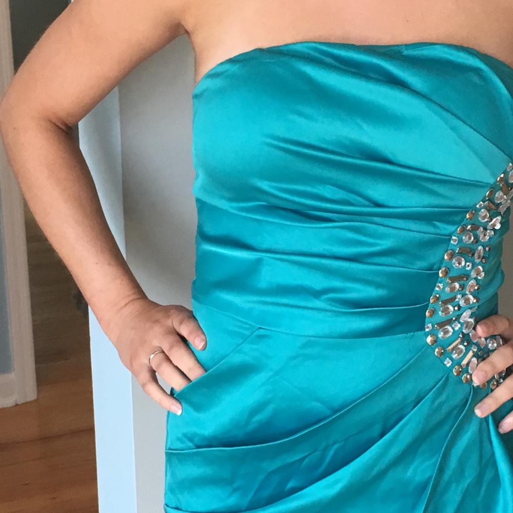 Special occasion AX Paris Turquoise Jewel Dress