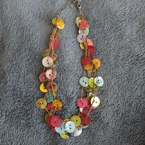 Vintage Button Necklace 💎