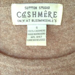 Bloomingdales Sutton Studio Cashmere Sweater Sz SM