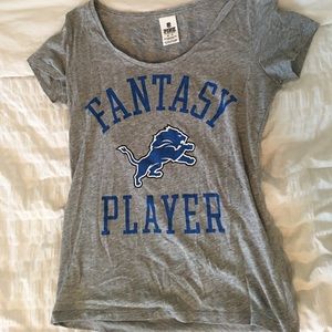 PINK Detroit Lions Graphic Tee