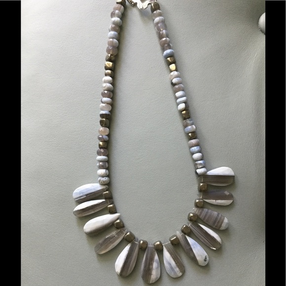 New African Blue Opal necklace