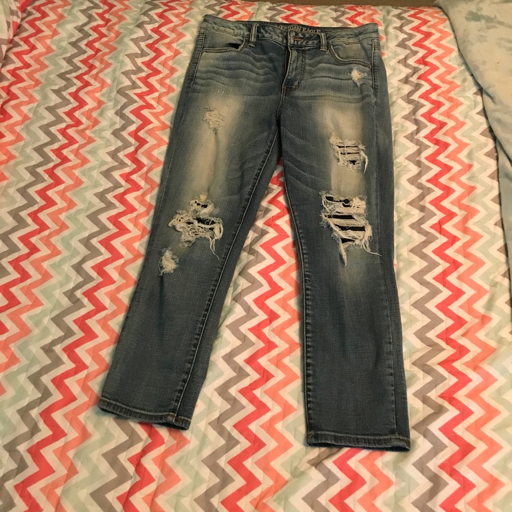 Hi-Rise Jegging Crop Pants