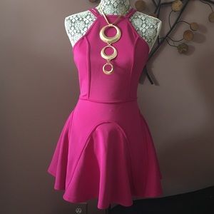 Nasty Gal Magenta Summer Dress Size S