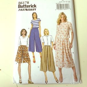 Butterick sewing pattern B6178