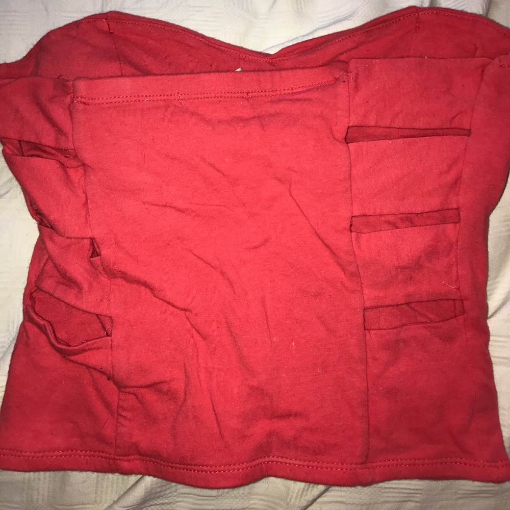 Cropped tube top