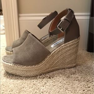 Steve Madden espadrille wedges