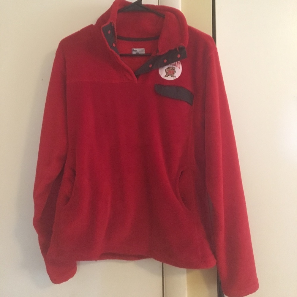 University of Maryland fuzzy pullover