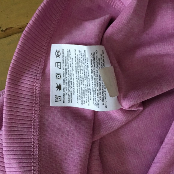 NIKE DRIFIT PINK STRETCH RIB BODYCON WORKOUT TANK TOP S - Picture 6 of 7