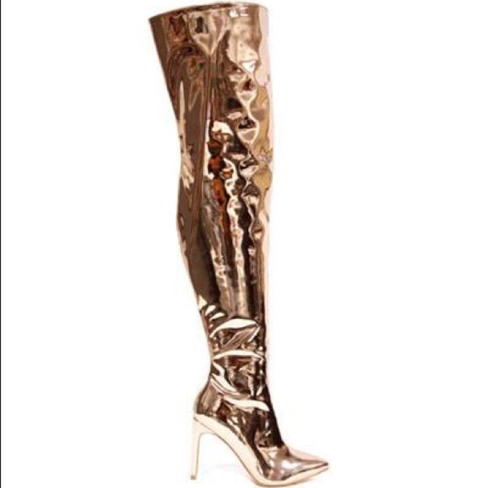 Rose Gold Thigh Highs