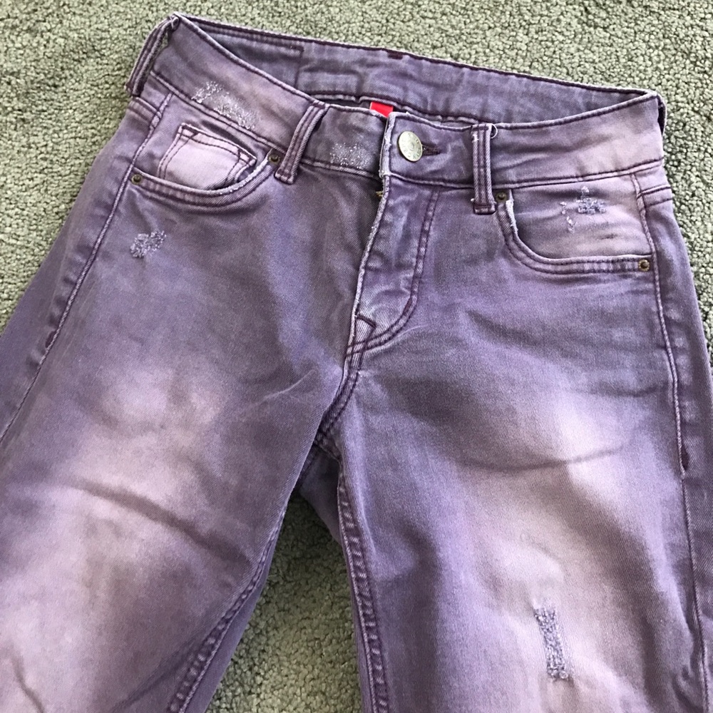 Purple Skinny Jeans