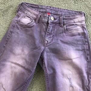 Purple Skinny Jeans