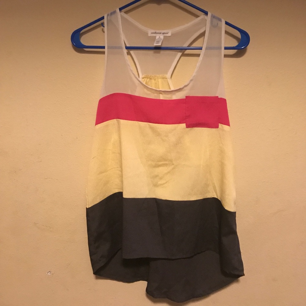 Ambiance Apparel Sheer Top