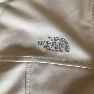 Women's NorthFace Large white/cream jacket