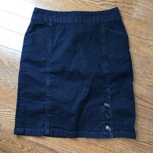 Mossimo Premium Denim Pencil Skirt